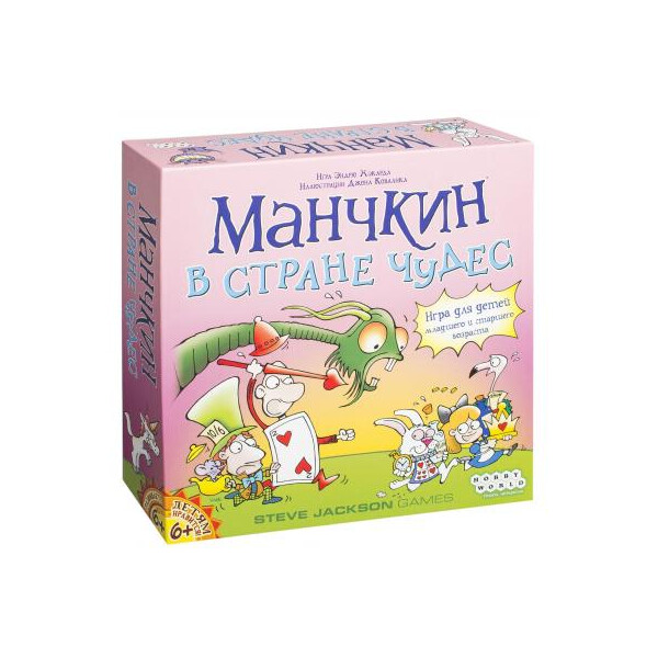 

Настольная игра Hobby World Манчкин в Стране чудес (1831)