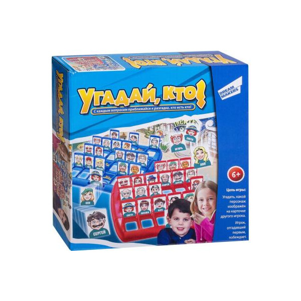

Настольная игра DREAM MAKERS Угадай кто (707-10)