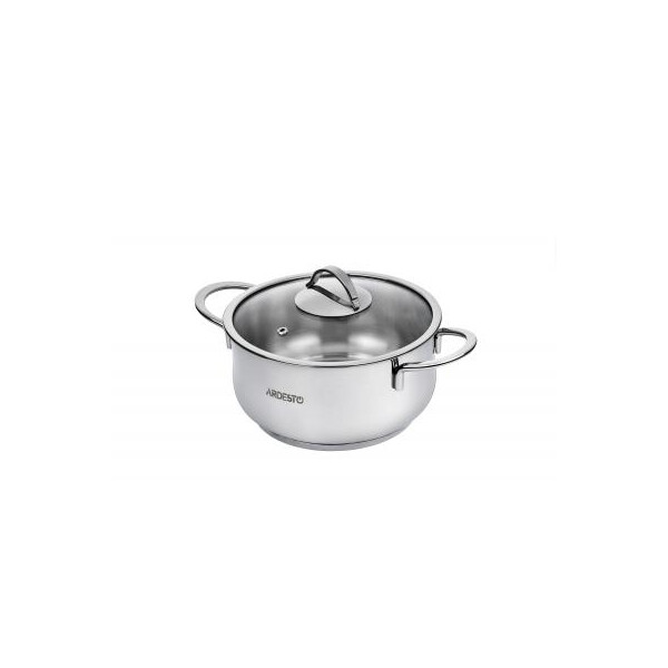 

Кастрюля Ardesto Black Mars с крышккой 1,8 л (AR0718S)