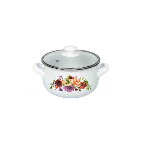 

Кастрюля Ardesto Magic Flowers с крышкой 2,5 л (AR0125)