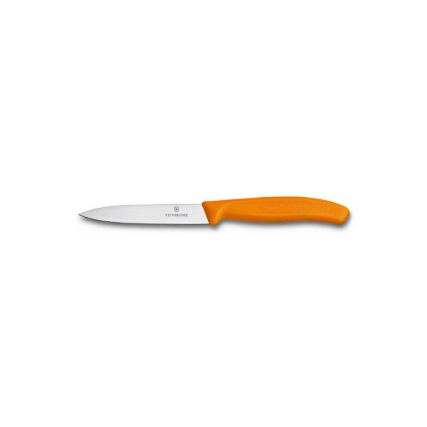 

Кухонный нож Victorinox SwissClassic для нарезки 10 см, оранжевый (6.7706.L119)