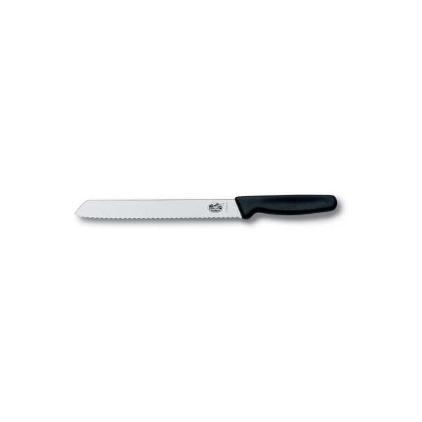 

Кухонный нож Victorinox Standart для хлеба 21 см, в блистере, черный (5.1633.21B)