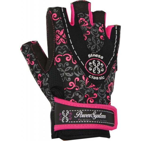 

Перчатки для фитнеса и тяжелой атлетики Power System Classy Женские PS-2910 Pink XS (PS_2910_XS_Black/Pink)