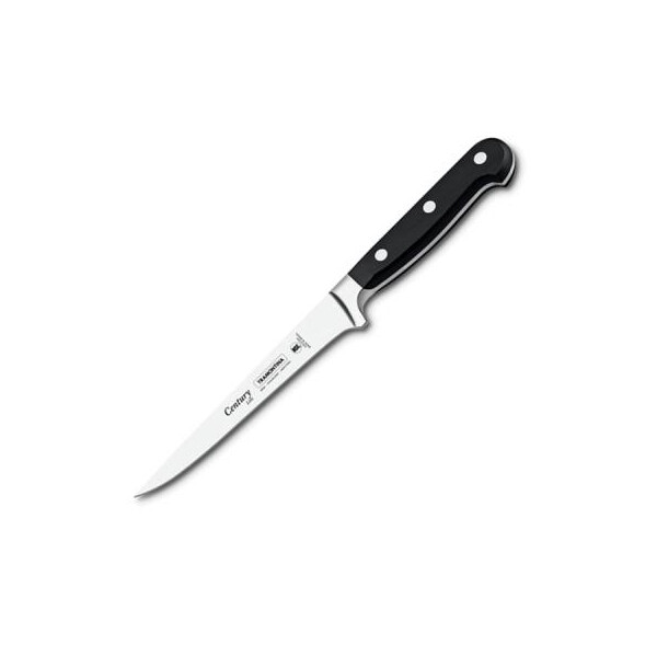 

Кухонный нож Tramontina Century филейный 153 мм Black (24023/006)