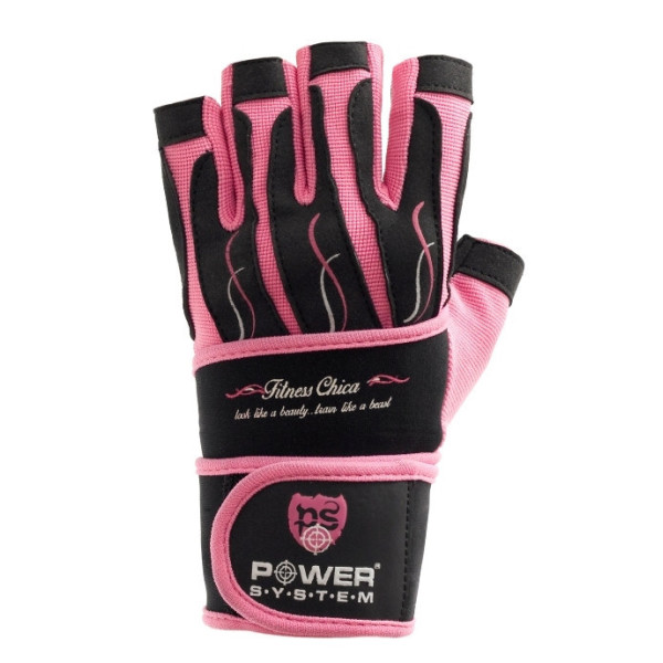 

Перчатки для фитнеса и тяжелой атлетики Power System Fitness Chica женские PS-2710 Pink L (PS-2710_L_Pink)