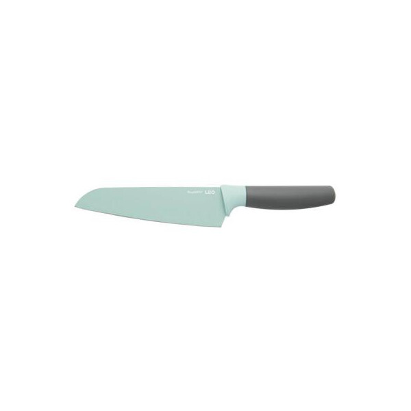 

Кухонный нож BergHOFF Leo Santoku с покрытием 170 мм в чехле Mint (3950109)