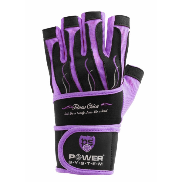 

Перчатки для фитнеса и тяжелой атлетики Power System Fitness Chica женские PS-2710 Purple L (PS-2710_L_Purple)