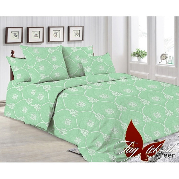

Комплект постельного белья ТМ TAG Евро R7005 green
