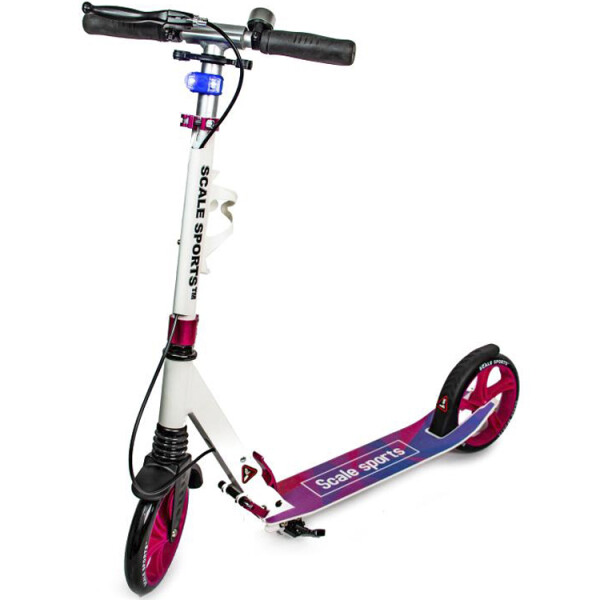 

Самокат двухколесный Scale Sports SS-08. Pink. Ручной тормоз! Led-фонарик!