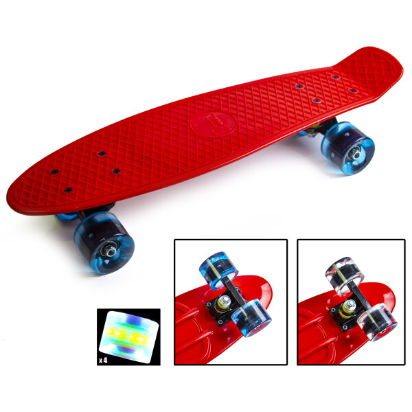 

Пенни борд. Red (светящиеся колёса)