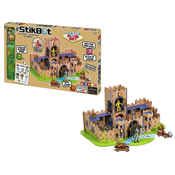 

Игровой набор анимационная Стикбот студия / Stikbot studio "Крепость" (JM-06B)
