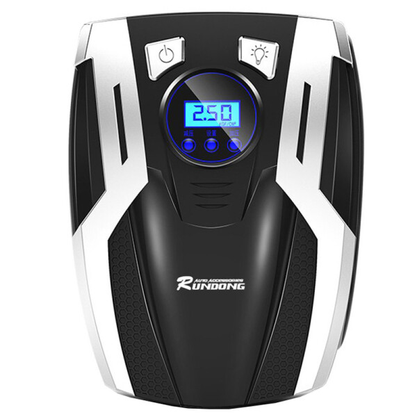 

Компрессор автомобильный RUNDONG AC-980 с LED дисплеем от прикуривателя