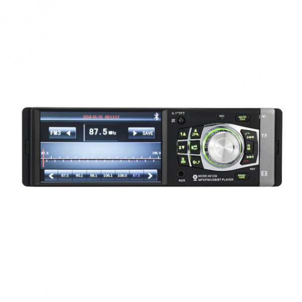 

Автомагнитола Bluetooth Lesko 4012B 1DIN c экраном 4.1" мощность 60х4 Вт USB FM автомобильная пульт ДУ