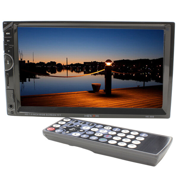 

Автомобильная 2 DIN магнитола HEVXM HE 888 сенсорный Full HD экран 7" MP5 Win CE 60 Вт
