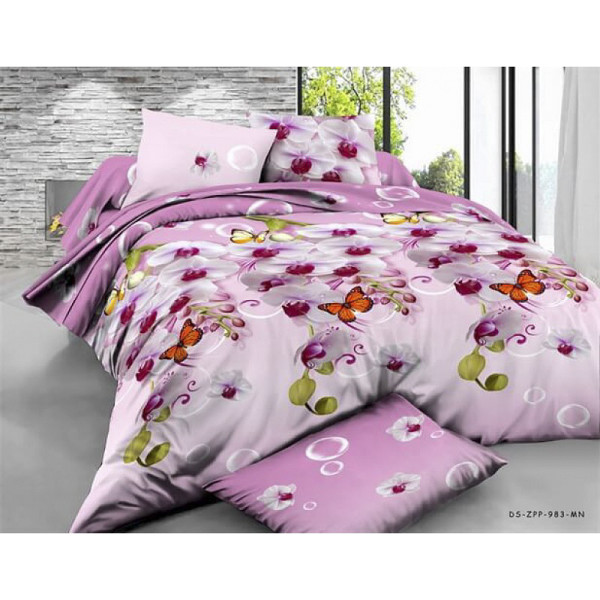 

Уютная Жизнь Розовая сакура Двуспальный 180x215