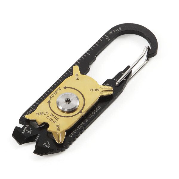 

Карманный мультитул Lesko 20 в 1 Pocket Multi Tools многофункциональный брелок линейка, гаечный ключ, отвертка