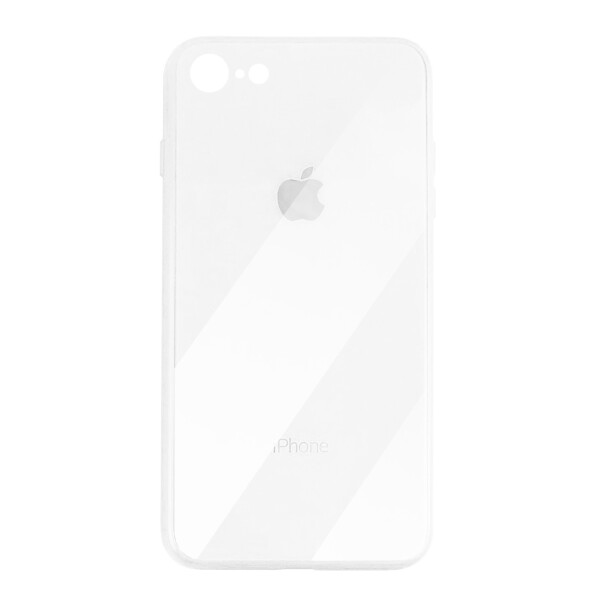 

Чехол накладка xCase на iPhone 7/8 Glass Case Logo white