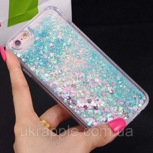 

Чехол накладка xCase на iPhone 6 Pus/6s Plus Floating Little Heart зеленый