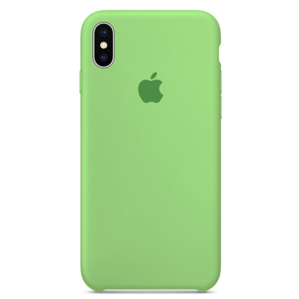 

Чехол накладка xCase для iPhone X/XS Silicone Case зеленый