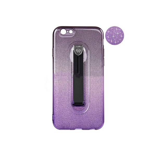 

Чехол накладка для iPhone 7/8/SE 2020 Remax Glitter Hold Series Black/Violet