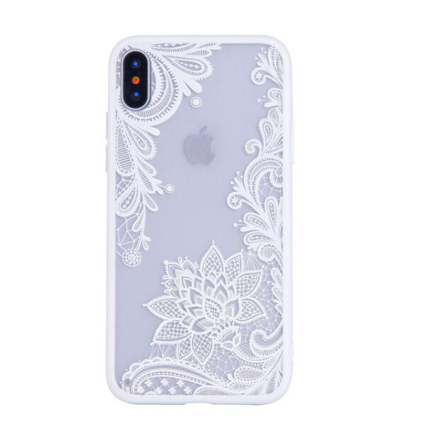 

Чехол накладка xCase на iPhone 6 plus/6s plus ажурный №2 белый