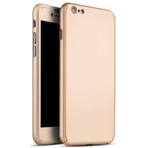 

Чехол накладка xCase на iPhone 6/6s Full Cover 360 золото