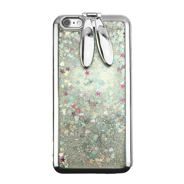 

Чехол накладка xCase на iPhone 6/6s с ушками, серебро