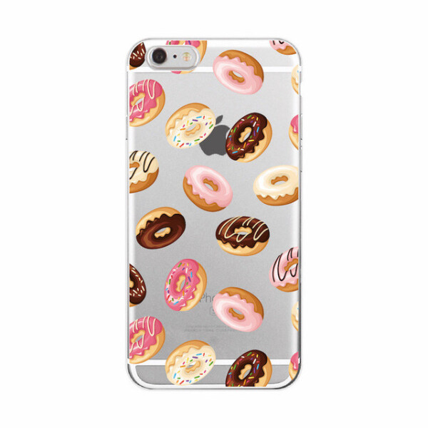 

Чехол накладка xCase на iPhone 7/8/SE 2020 прозрачный с пончиками №1