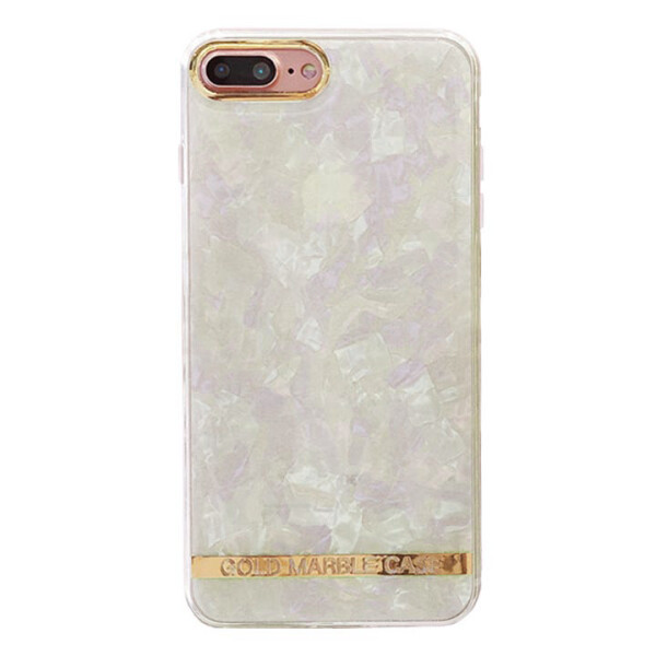 

Чехол накладка xCase на iPhone 6/6s Gold Marble case белый перламутр