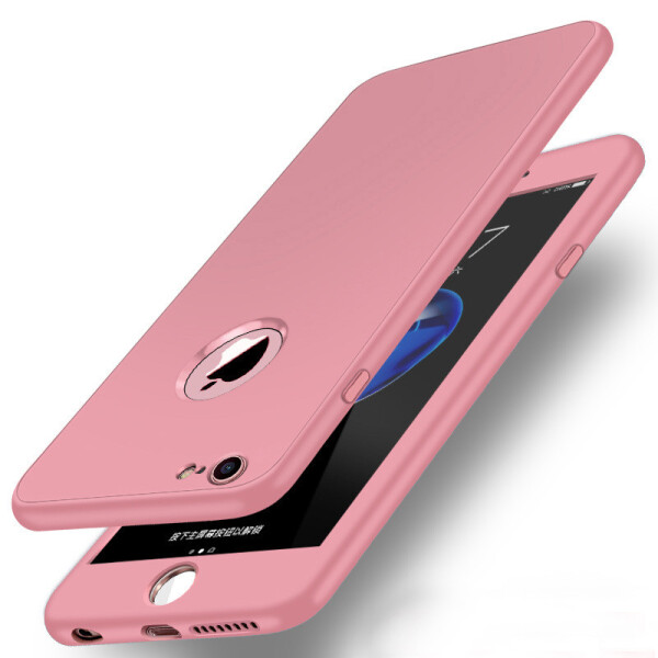 

Чехол накладка на iPhone Х двойной (на две стороны) розовый