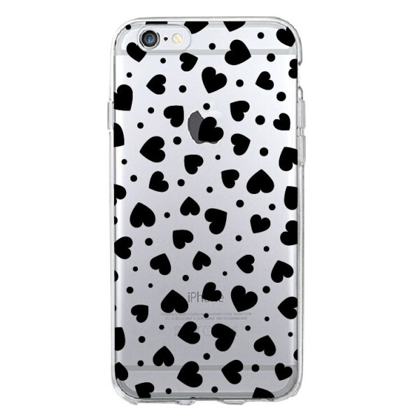 

Чехол накладка xCase на iPhone 6/6s прозрачный с сердечками №3