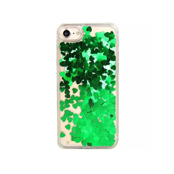

Чехол накладка xCase для iPhone 6/6s Floating Heart зеленый