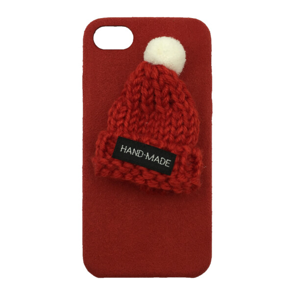 

Чехол накладка xCase на iPhone 7/8/SE 2020 Knitted Hat красный №2