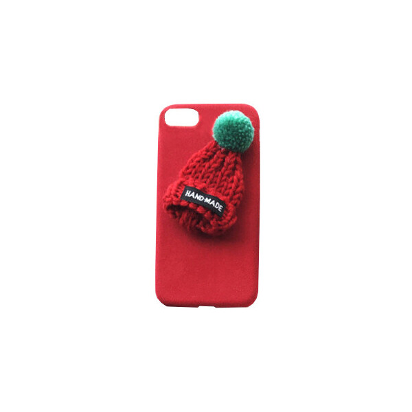 

Чехол накладка xCase на iPhone 6 plus/6s plus Knitted Hat красный №1