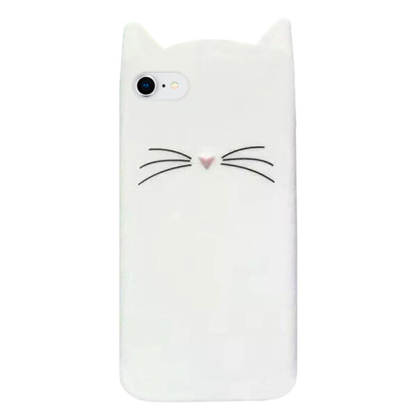 

Чехол накладка xCase на iPhone 6 Plus/6s Plus Silicone Cat белый