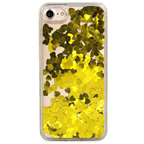 

Чехол накладка xCase для iPhone 6/6s Floating Heart желтый