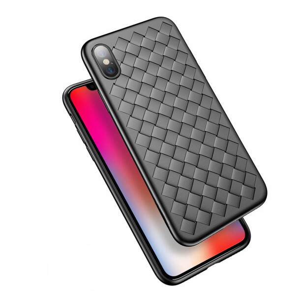 

Чехол накладка xCase на iPhone XR Weaving Case черный