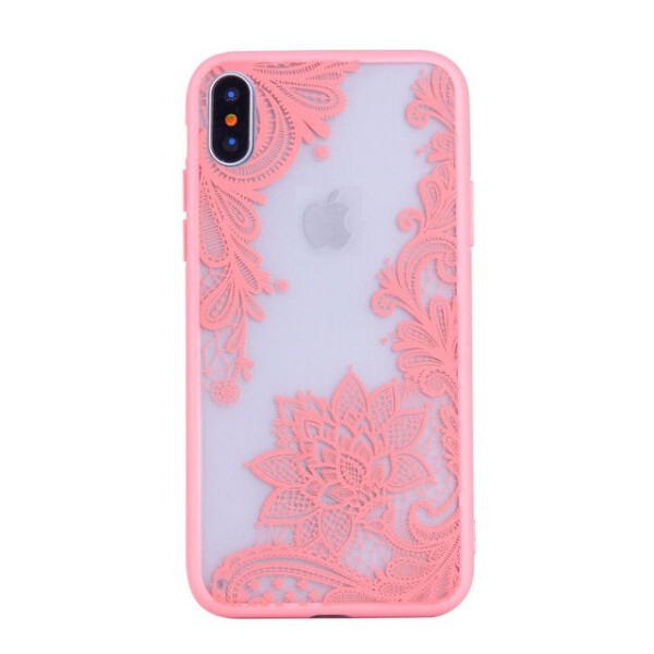

Чехол накладка xCase на iPhone 6 plus/6s plus ажурный №2 розовый