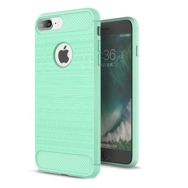 

Чехол накладка xCase на iPhone 6/6s Carbon Fiber мятный