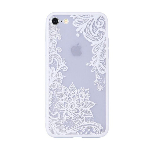 

Чехол накладка xCase на iPhone 6 plus/6s plus ажурный белый