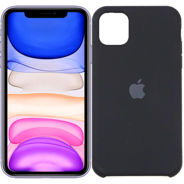 

Чехол силиконовый для iPhone 11 Pro Чёрный (27425)