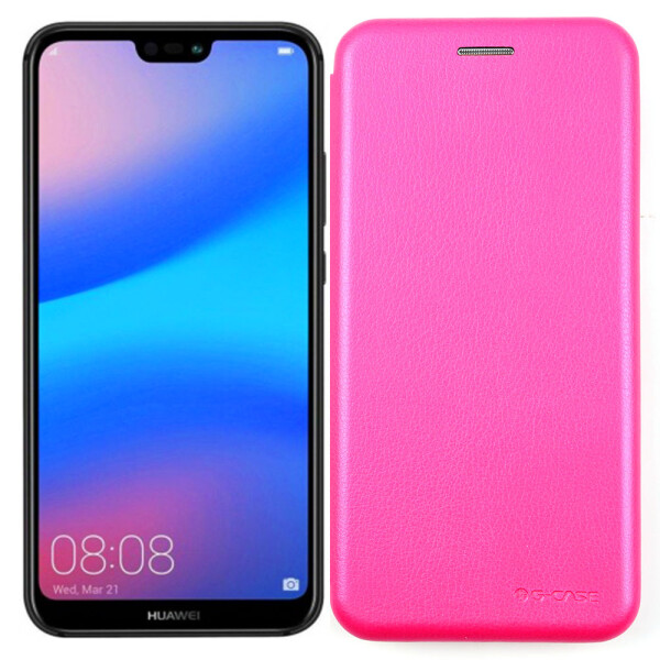 

Чехол книжка U-Like Best для Huawei P20 Lite Pink (27330)