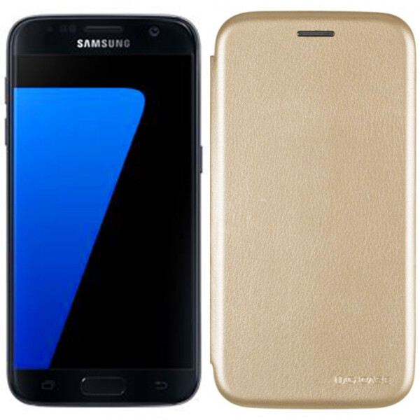 

Чехол Book Cover U-Like Best Samsung G930 Galaxy S7 Gold (28731)