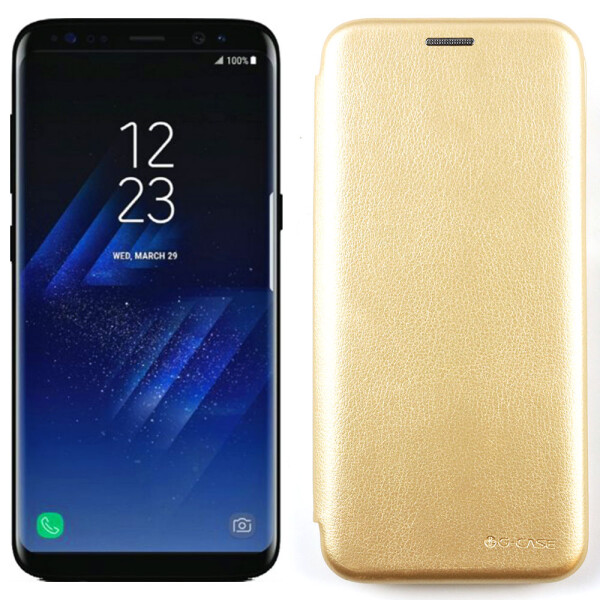 

Book Cover U-Like Best Samsung G955 Galaxy S8 Plus Gold (28735)