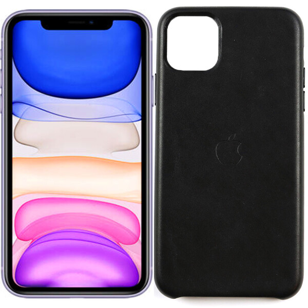 

Чехол Apple Leather Case для iPhone 11 Pro Black (28531)