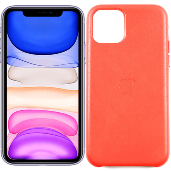 

Чехол Apple Leather Case для iPhone 11 Pro Max Red (28540)