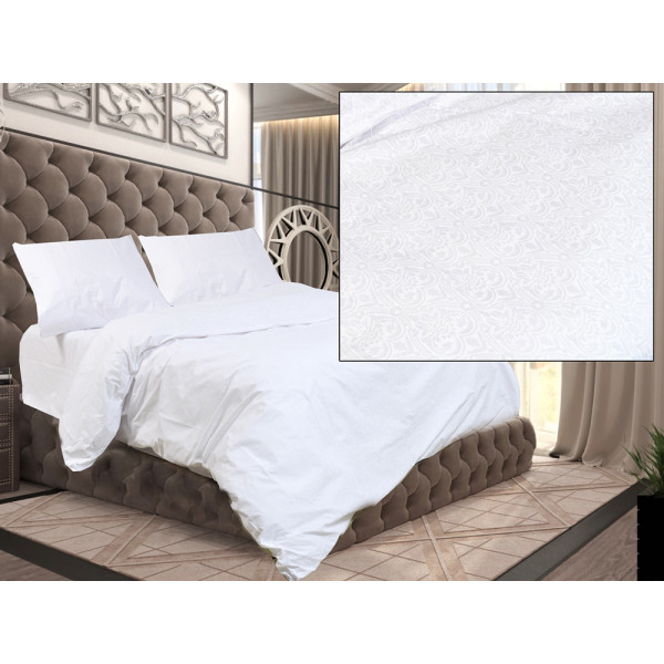 

Уютная Жизнь Двуспальный 180x215 Восток белый по белому