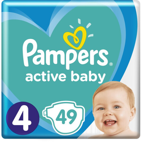 

Подгузники Pampers Active Baby размер 4 (9-14 кг) 49 шт. (8001090949851)