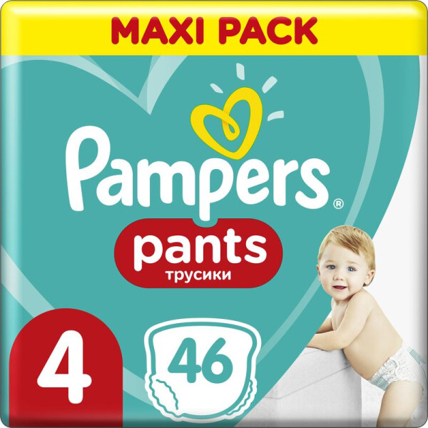 

Подгузники-трусики Pampers Pants размер 4 (9-15 кг), 46 шт (8001090994370)