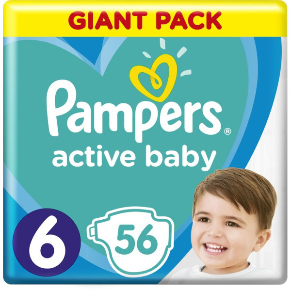 

Подгузники Pampers Active Baby размер 6 (13-18 кг), 56 шт (8001090950130)